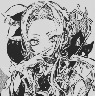 🤍 e9e6242c Anime, Manga, Personage, Illustratie, Kunst, Tekening whatsapp sticker