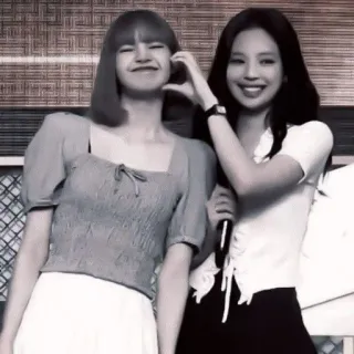 💋 8e8a67f8 Lisa リサ, ジェニ, ブラックピンク, K-POP, ガールズグループ, 音楽 telegram sticker