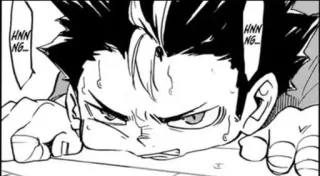 🏐 35be5bf7 HNNG... Manga, Sudore, Determinazione, Sforzo, Lotta whatsapp sticker