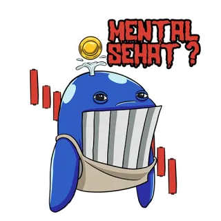 🐳 9f294327 MENTAL SEHAT? 고래, 코인, 정신 건강, 밈, 투자, 금융, 주식 시장 telegram sticker
