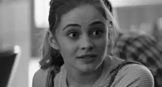 🔗 27efb38b mujer, persona, retrato, blanco y negro, cara telegram sticker