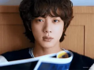 👍 c54c95d2 Jin kpop, piosenkarz, muzyka, azjatycki, portret, celebryta, osoba telegram sticker