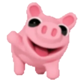 👋 dda71df0 свинья, животное, милый, ферма, розовый, мультик telegram sticker