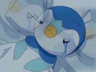 🍄 28289804 Piplup pokemon, piplup, menangis, sedih, anime telegram sticker