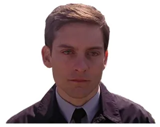 🥺 0612982f Peter Parker Spider-Man Peter Parker, Spider-Man, Tobey Maguire, Film, Attore, Supereroe whatsapp sticker