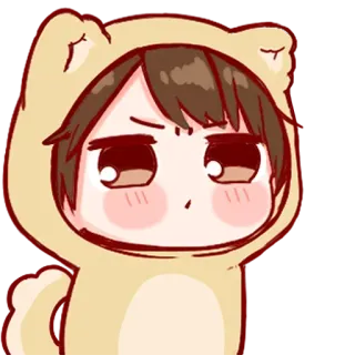 🖤 59c1027e anime, cartoon, cute, kawaii, character telegram sticker