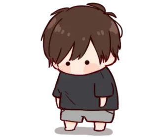 🎭 0931a059 mignon, animé, chibi, kawaii, manga whatsapp sticker