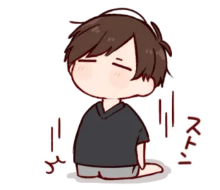 🎭 3f52670d りストン Anime, Manga, Dessin animé, Chibi, Japonais, Geste whatsapp sticker