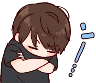 🎭 7228b4f6 ハー énervé, frustré, style animé, dessin animé, dessin whatsapp sticker