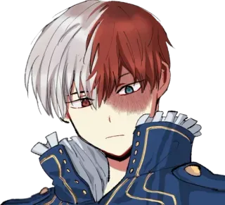Todoroki - @blue_rose_sword whatsapp stickers