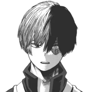 😒 b935d42d Shoto Todoroki My Hero Academia anime, manga, my hero academia, shoto todoroki, character, anime character, manga character telegram sticker