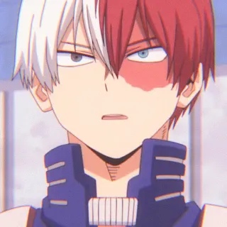 🌷 68ac3cb7 Shoto Todoroki My Hero Academia Anime, My Hero Academia, Shoto Todoroki, Manga, Personnage, Fanart telegram sticker