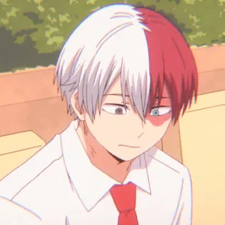 🌷 7d04834d Shoto Todoroki My Hero Academia Anime, Manga, My Hero Academia, Shoto Todoroki, Héros, Personnage, Animation telegram sticker