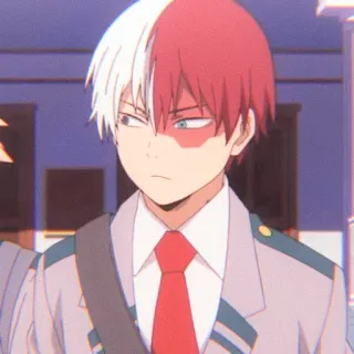 🌷 bb74228f Shoto Todoroki My Hero Academia Anime, Manga, Personnage, Garçon, Super-héros, Alter, Shoto Todoroki, My Hero Academia, Uniforme telegram sticker