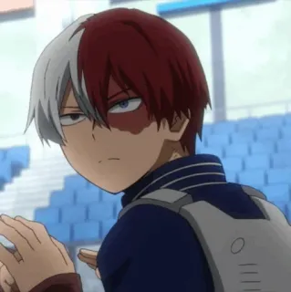 🥢 70bf3c0e Shoto Todoroki My Hero Academia Anime, My Hero Academia, Shoto Todoroki, Todoroki, Superhero, Quirk whatsapp sticker