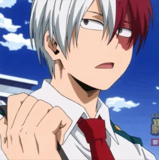 Todoroki Shoto ؛ @Packies telegram stickers