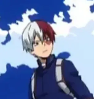 Todoroki Shoto telegram stickers