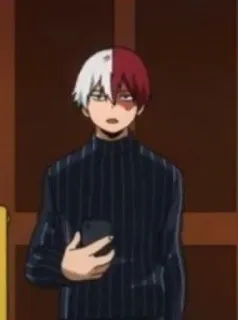 ❄️ 34b03844 Shoto Todoroki My Hero Academia Anime, Personaggio, Manga, Todoroki, Shoto whatsapp sticker