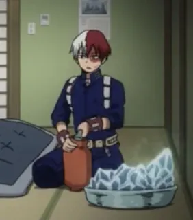 Todoroki Shoto telegram stickers