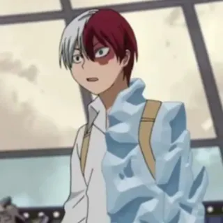 ❄️ fd7498b4 Shoto Todoroki My Hero Academia Anime, Personaggio, Manga, My Hero Academia, Shoto Todoroki whatsapp sticker