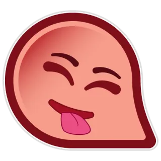 😝 15c5a8ec อิโมจิ, ลิ้น, หน้า, สีหน้า, ขี้เล่น telegram sticker