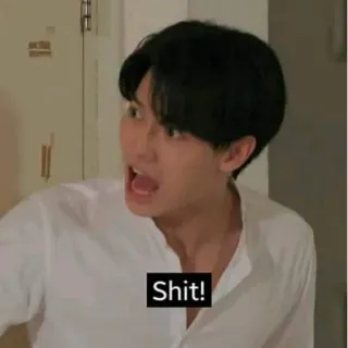 💩 0358eb09 Shit! 汚い言葉, 感嘆, びっくり, ショック telegram sticker