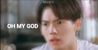 😱 5d703c1b OH MY GOD 衝撃, 驚き, なんてこった, 人, 男性 telegram sticker