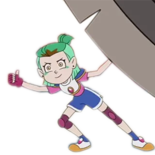 👍 01a4691a Amity Blight The Owl House Cartoon, animiert, Eulenhaus, Amity Blight, Charakter, süß, freundlich telegram sticker