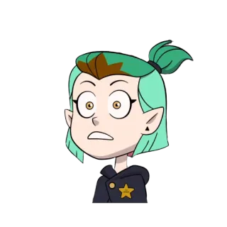 😕 1ce84453 Amity Blight The Owl House Cartoon, Animation, Fernsehen, Serie, Disney, Amity Blight, Willkommen im Haus der Eulen telegram sticker