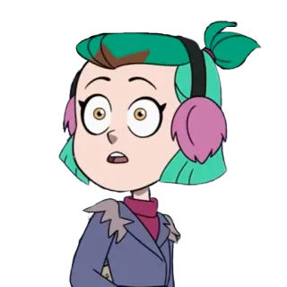 😲 64cc736c Amity Blight The Owl House Cartoon, animiert, The Owl House, Amity Blight, Disney, Figur telegram sticker