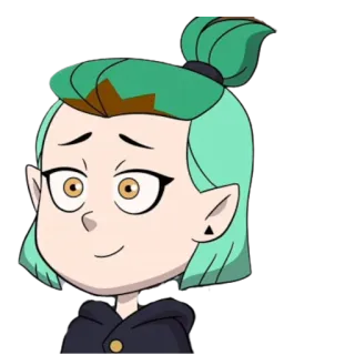 🥰 fe5ca4af Amity Blight The Owl House Cartoon, animiert, Figur, Eulenhaus, Amity Blight telegram sticker