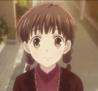 🦋 3d960e8f Kisa Sohma Fruits Basket Anime, Personagem, Kisa Sohma, Fruits Basket, Fofo, Garota telegram sticker