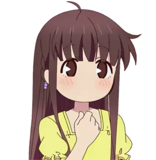 😂 0672f714 애니메이션, 귀여운, 소녀, 만화 telegram sticker