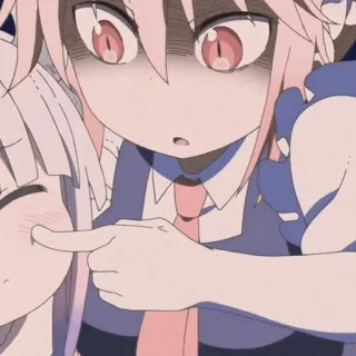 🐉 46aa0113 アニメ, 女の子, 可愛い, イラスト, 漫画 telegram sticker