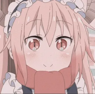 🐉 623f90b9 Ilulu Miss Kobayashi's Dragon Maid アニメ, イルル, 小林さんちのメイドラゴン, 可愛い, カワイイ telegram sticker