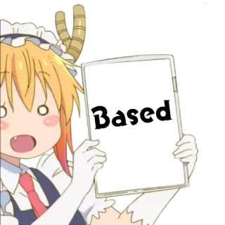 😎 23e511f3 Tohru Miss Kobayashi's Dragon Maid Based Anime, Tohru, Baseado, Dragon Maid, Kobayashi telegram sticker