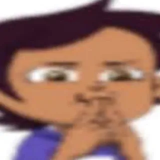 🤔 1963e3c8 Luz Noceda The Owl House Cartoon, animiert, Disney, lustig, albern telegram sticker