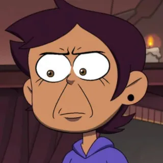 👀 e3648c73 Luz Noceda The Owl House Cartoon, Lustig, Figur, Gesichtsausdruck, Animation telegram sticker