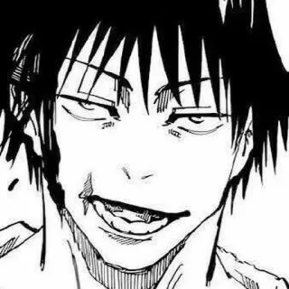 ☄ 743f74d1 Аниме, Манга, Персонаж, Выражение лица, Мультфильм telegram sticker