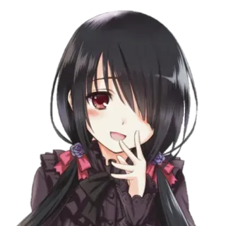 ☺️ 75a7fa0a Anime, Cô gái, Dễ thương, Nhân vật telegram sticker
