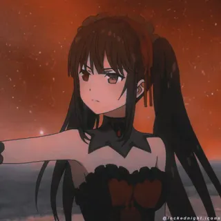 KURUMI By: @milkstickerbearr whatsapp stickers