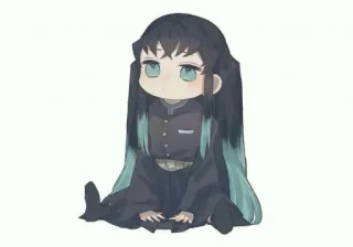 ☁️ 37882115 Muichiro Tokito Demon Slayer Anime, Chibi, Demon Slayer, Hashira whatsapp sticker