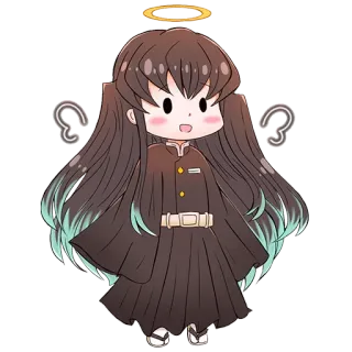 ❄️ 30fc7069 อนิเมะ, จิบิ, นางฟ้า, น่ารัก, มังงะ telegram sticker