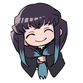 🌀 55e67883 Muichiro Tokito Demon Slayer อนิเมะ, จิบิ, ดาบพิฆาตอสูร, มุอิจิโร่, โทคิโตะ telegram sticker