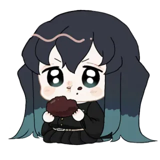 ❄️ 7a034d97 Muichiro Tokito Demon Slayer อนิเมะ, จิบิ, ดาบพิฆาตอสูร, มุอิจิโร่, โทคิโท telegram sticker