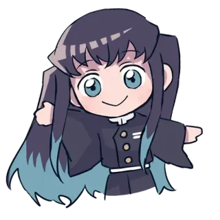 🌀 9acfbbb8 Muichiro Tokito Demon Slayer อนิเมะ, จิบิ, ดาบพิฆาตอสูร, มุอิจิโร่, โทคิโตะ, ตัวละคร telegram sticker