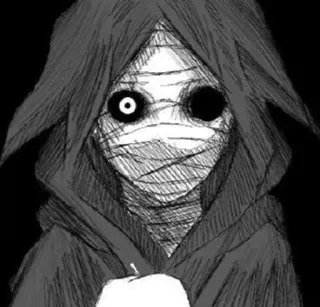 ☠️ 1650313d 漫画, アニメ, ホラー, グール, マスク, 不気味 whatsapp sticker