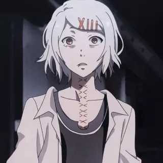 🪦 385e56b6 Juuzou Suzuya Tokyo Ghoul アニメ, グール, 縫い目, 什造, 東京 whatsapp sticker
