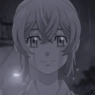 🥲 05893cb4 アニメ, 悲しい, 泣き, ポートレート telegram sticker