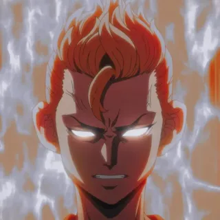 🦸‍♂️ 35292879 アニメ, キャラクター, 男性, オレンジ髪 telegram sticker